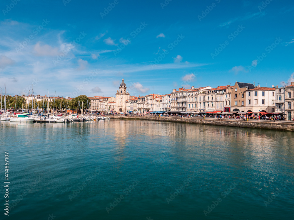 La Rochelle, France.  View of 