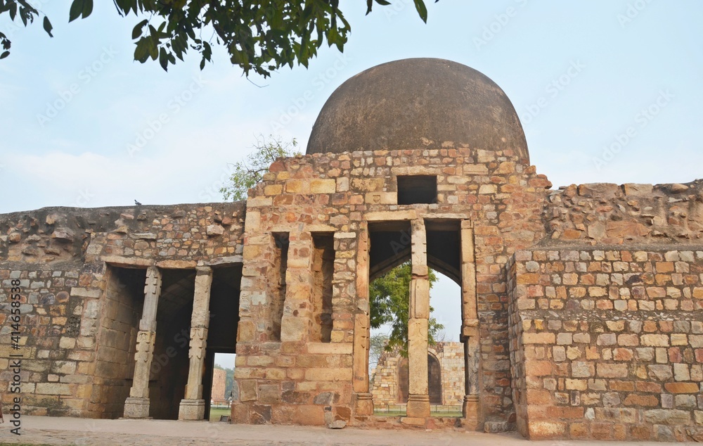 Qutub Minar, UNESCO World Heritage site in New Delhi,india