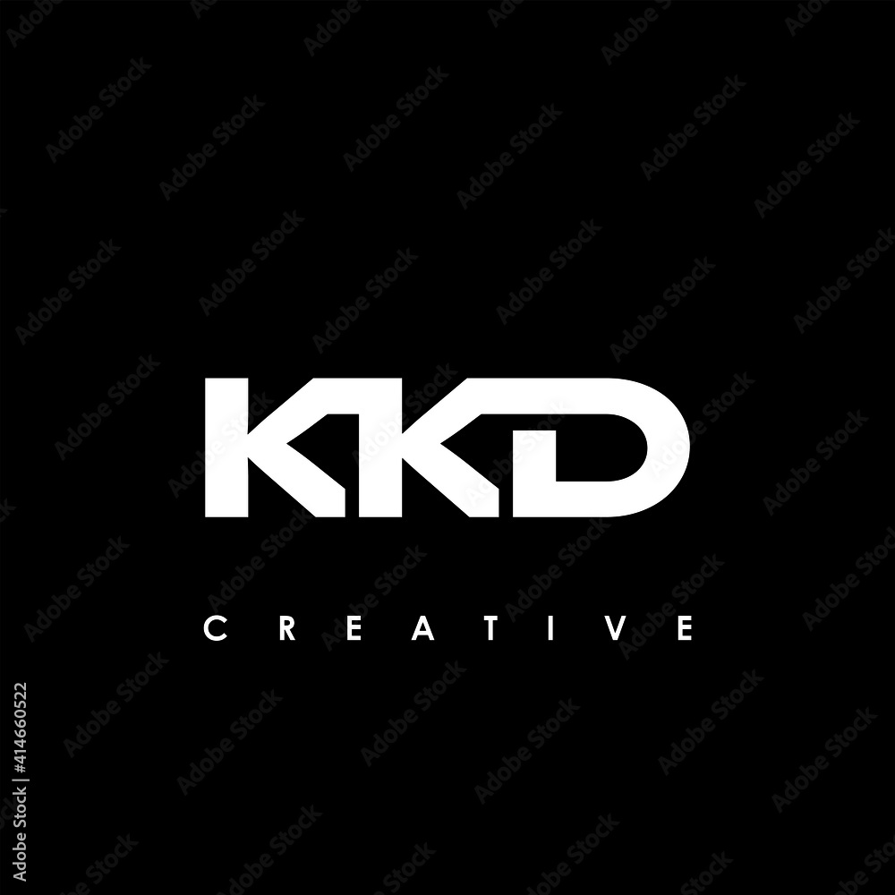 KKD Letter Initial Logo Design Template Vector Illustration