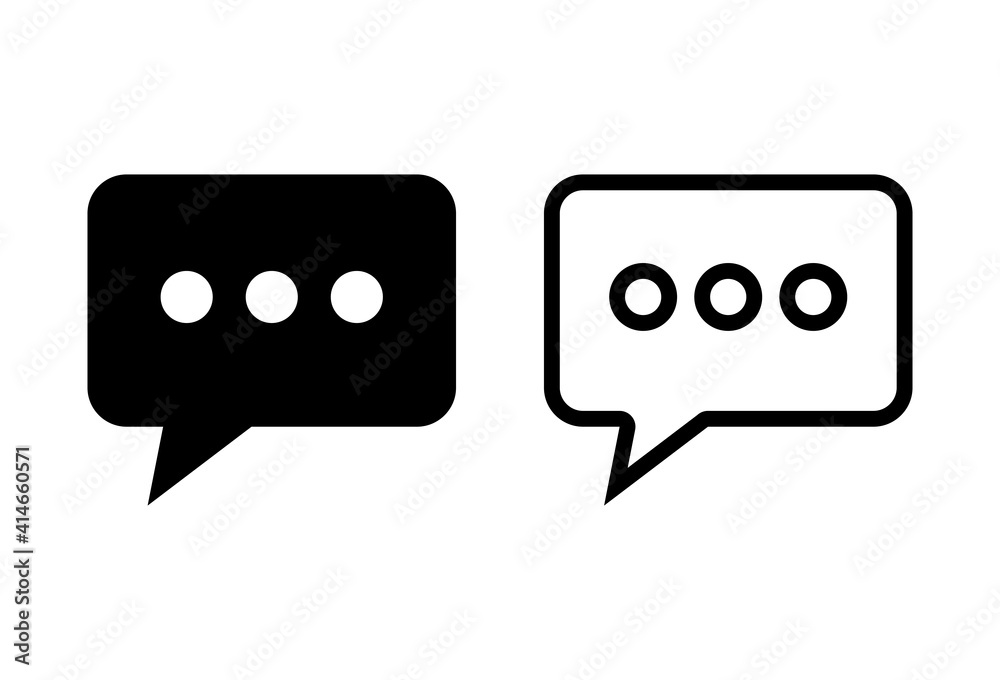 Chat icon set. speech bubble icon. comment icon vector. message. contact us Chat icon set. speech bubble icon. comment icon vector. message. contact us