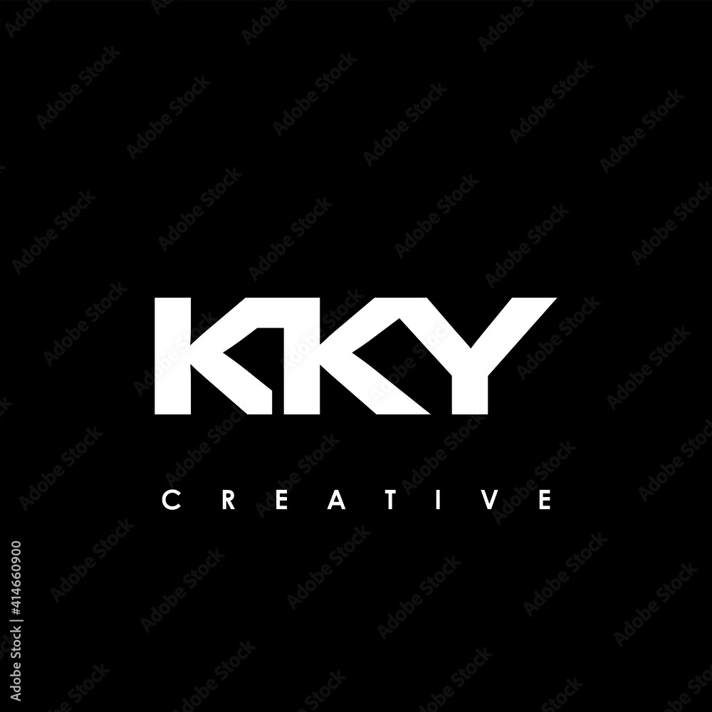 KKY Letter Initial Logo Design Template Vector Illustration