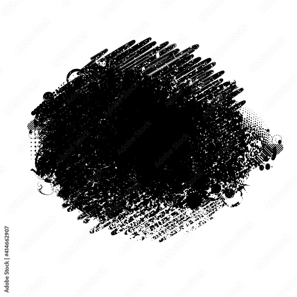 Ink Splash Background . Black Paint Splattered Shape . Vector Ink Splash Background . Black Paint Splattered Shape . Vector