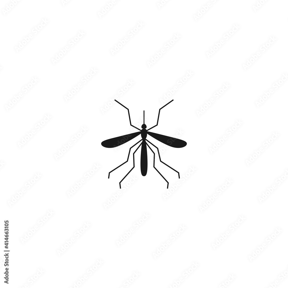 mosquito icon vector. flat vector pictogram isolated mosquito icon vector. flat vector pictogram isolated