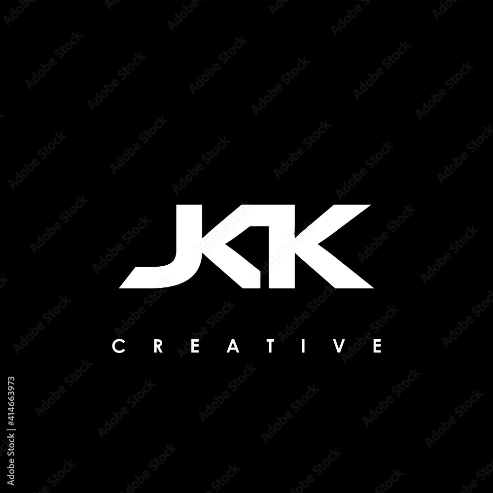 Obraz premium JKK Letter Initial Logo Design Template Vector Illustration