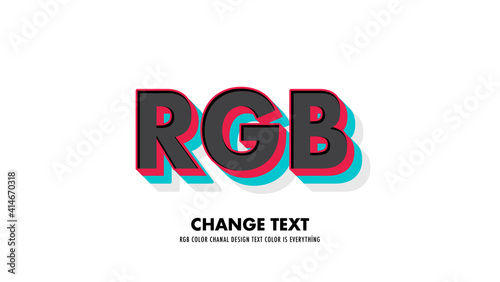 Modern Overprint or Offprint Text Effect Mockup /full editable text	
