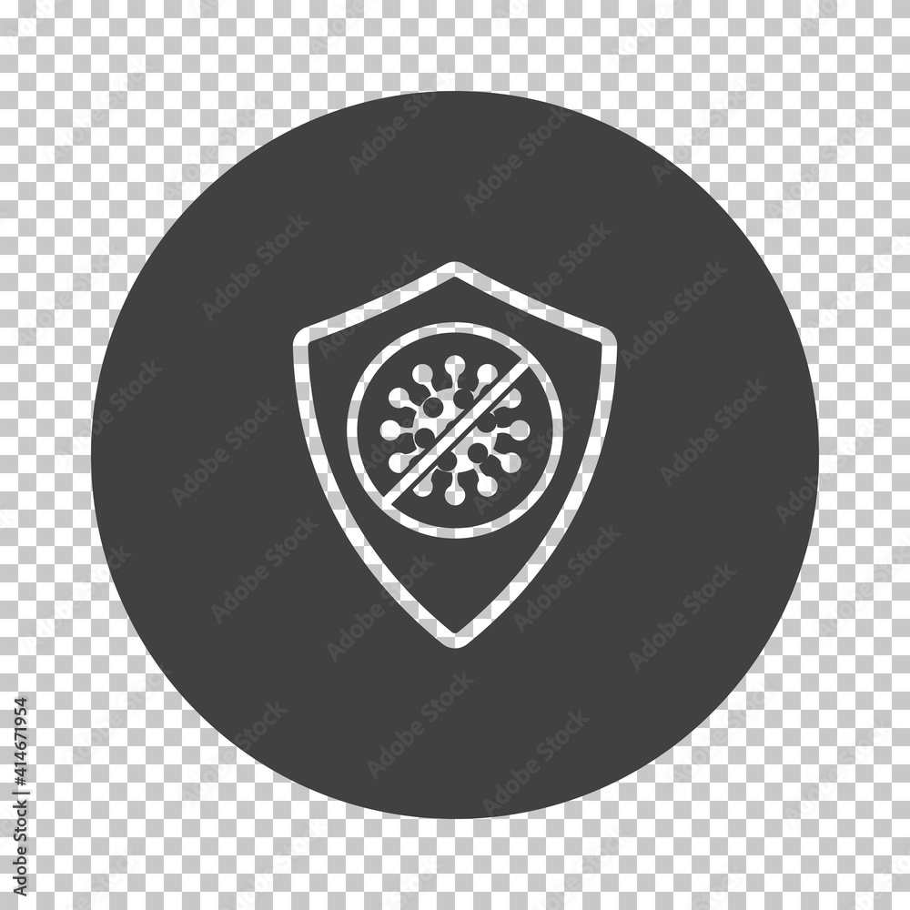 Obraz premium Shield From Coronavirus Icon