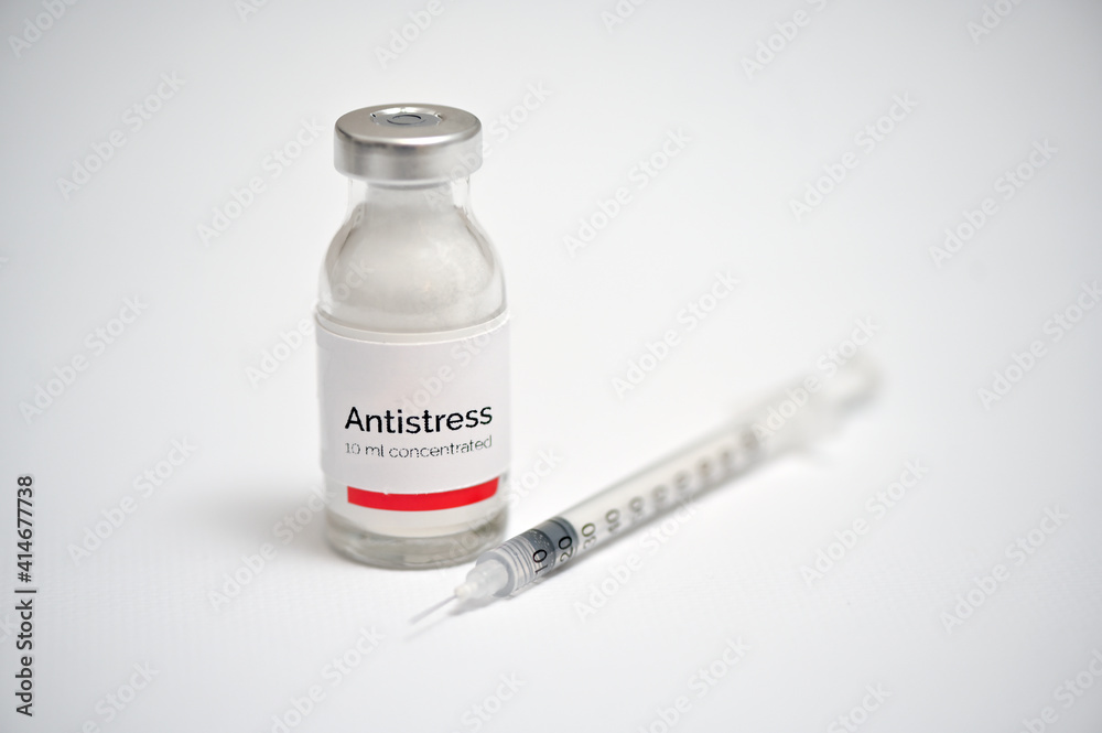 Abstract Intravenous Antistress injection