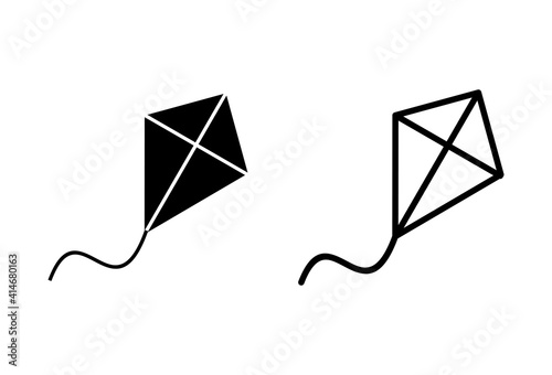 Kite icon set. kite vector icon.