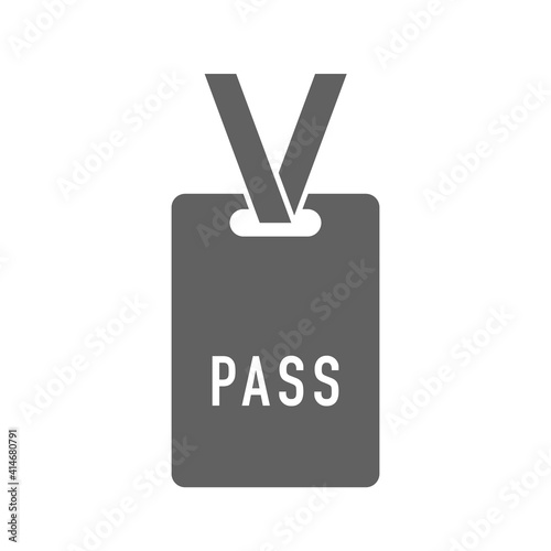 Press pass icon.