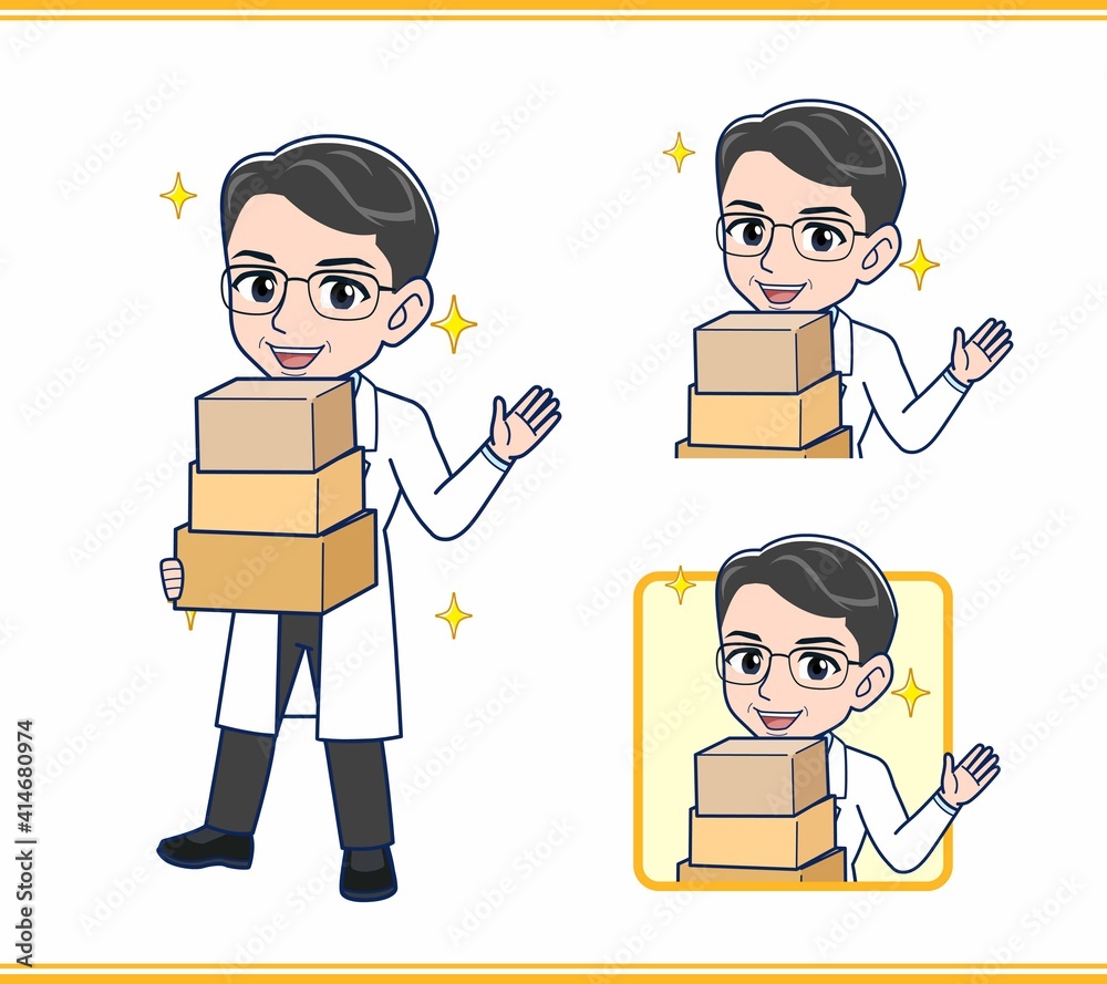 引っ越しする医者