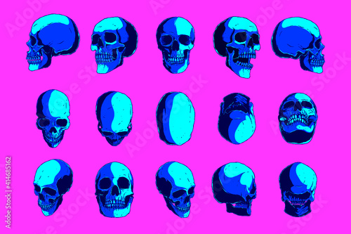 Dynamic Skull Vector Pack (ID: 414685162)
