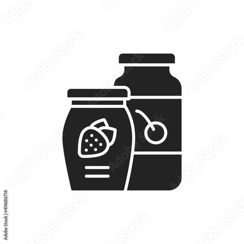 Jam color line icon. Isolated vector element.