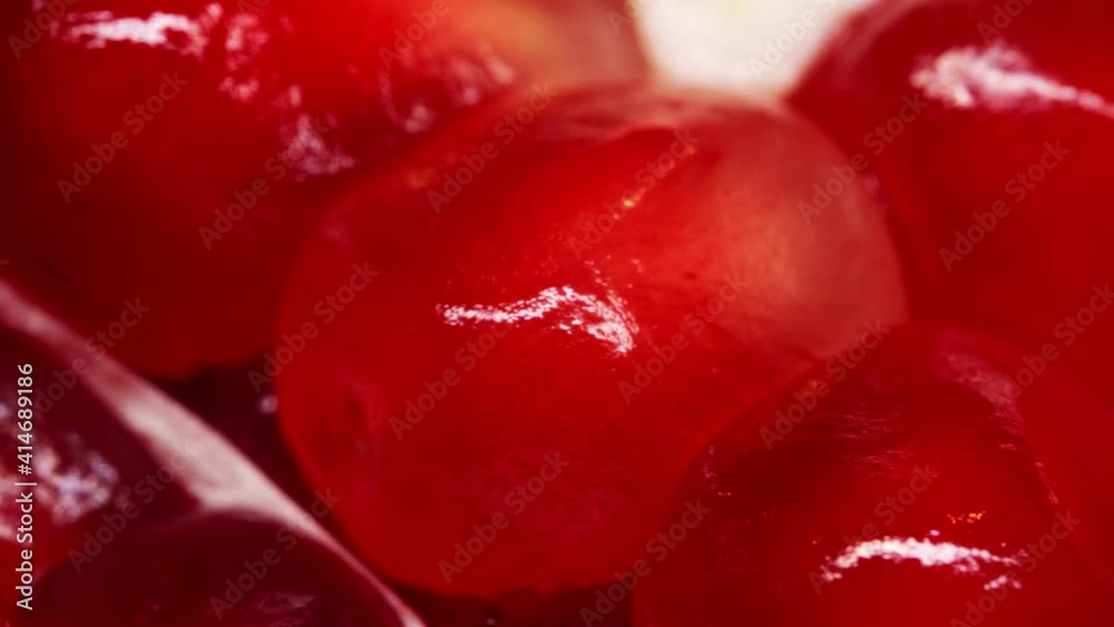 Macro view of Pomegranate seeds. Macro view of Pomegranate seeds.