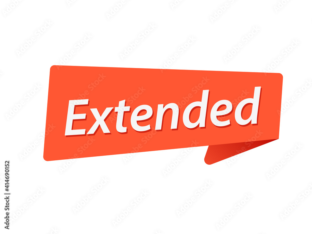 Extended vector banner, Extended logo Extended vector banner, Extended logo