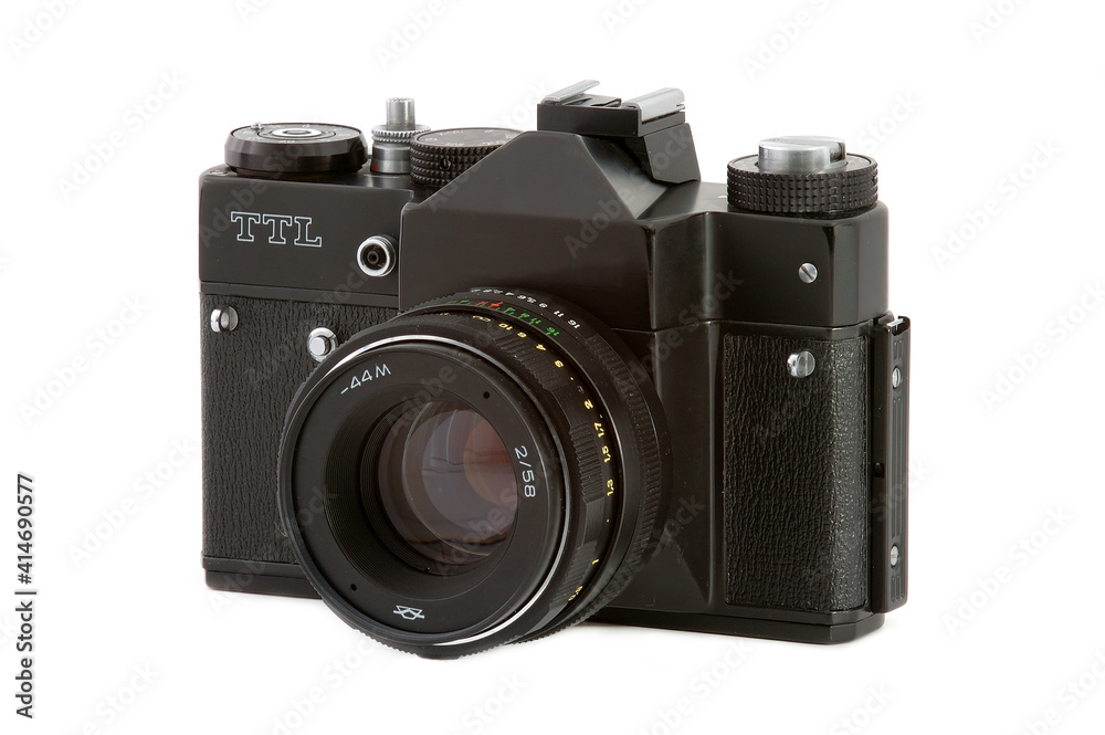 35mm analog camera - isolated