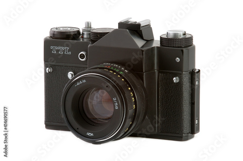 35mm analog camera - isolated