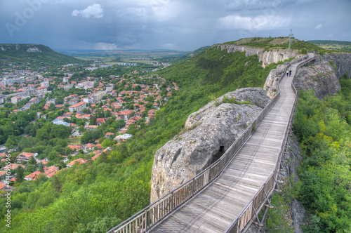 View of the Ovech fortress in Bulgaria photo