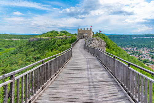 View of the Ovech fortress in Bulgaria photo