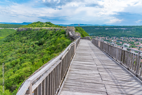 View of the Ovech fortress in Bulgaria photo