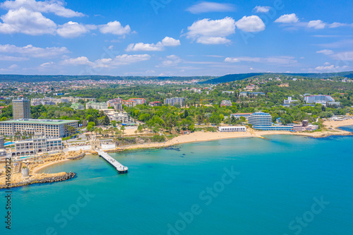 Beach at Saint Konstantine and Elena near Varna, Bulgaria photo