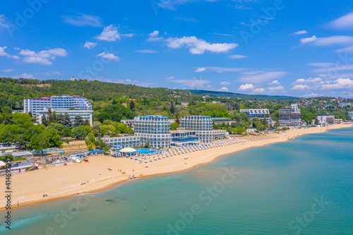 Beach at Saint Konstantine and Elena near Varna, Bulgaria photo