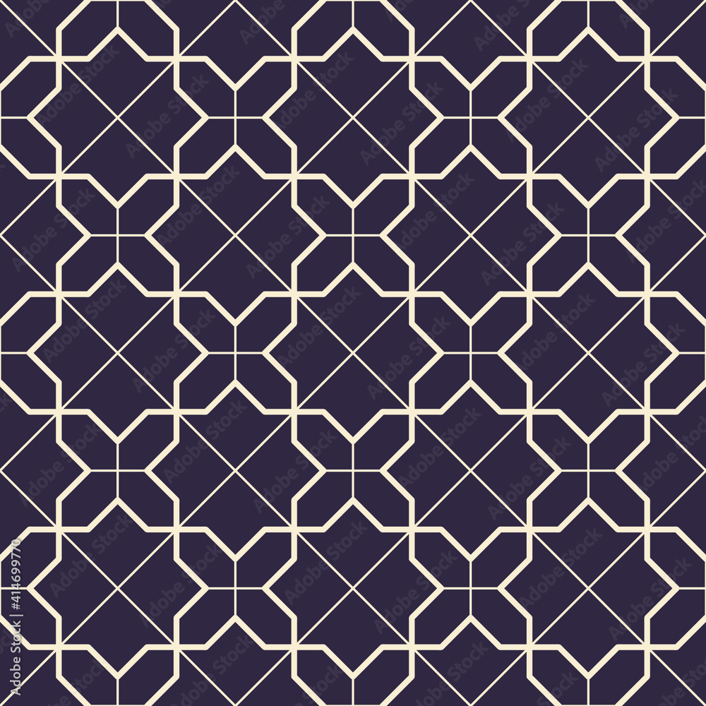 Fototapeta premium Art deco seamless pattern background.