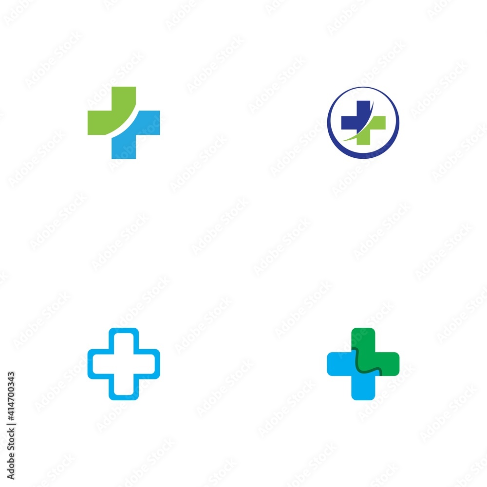 Fototapeta premium Health Medical Logo template vector