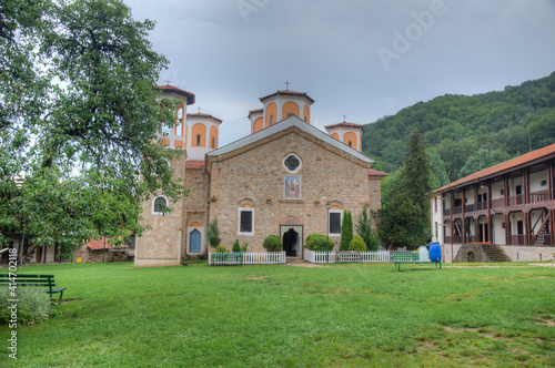 Holy Trinity monastery - Varovitets near Etropole, Bulgaria photo