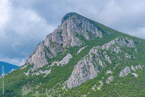 Peaks of Vrachanski balkan mountain range in Bulgaria photo