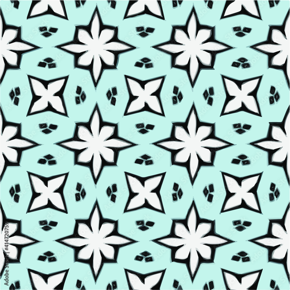 Seamless pattern with multicolored shapes. Seamless pattern with multicolored shapes.