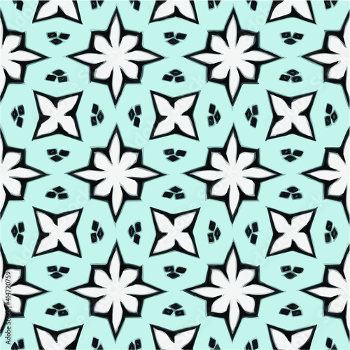 Seamless pattern with multicolored shapes.