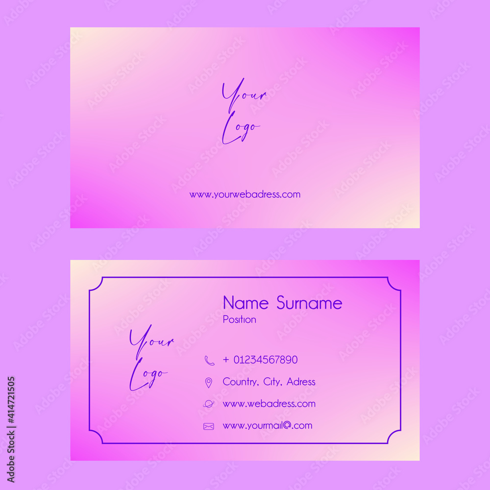 business card pink color cmyk business card pink color cmyk