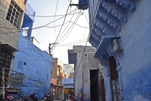  blue houses old city jodhpur, rajasthan,india © sumit