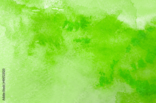 Abstract green watercolor background texture photo