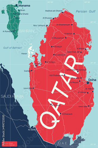 Qatar country detailed edit...