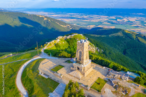 Monument to Freedom commemorating battle at Shipka pass in 1877-1878 in Bulgaria