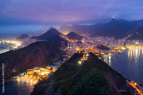 Rio de Janeiro from Sugarloaf Mountain - Brazil