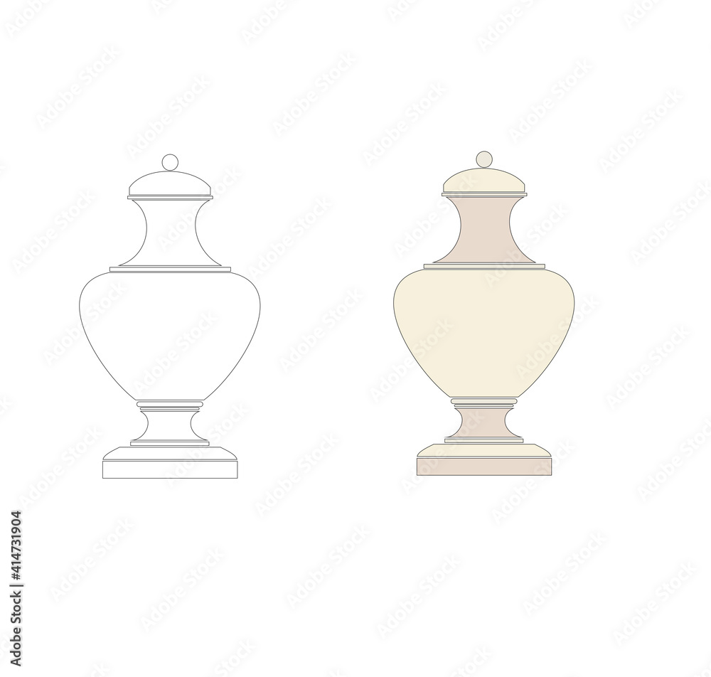 symbol fine arts ancient Roman cup decorated in classic and historical gothic style produced in Italy symbol fine arts ancient Roman cup decorated in classic and historical gothic style produced in Italy