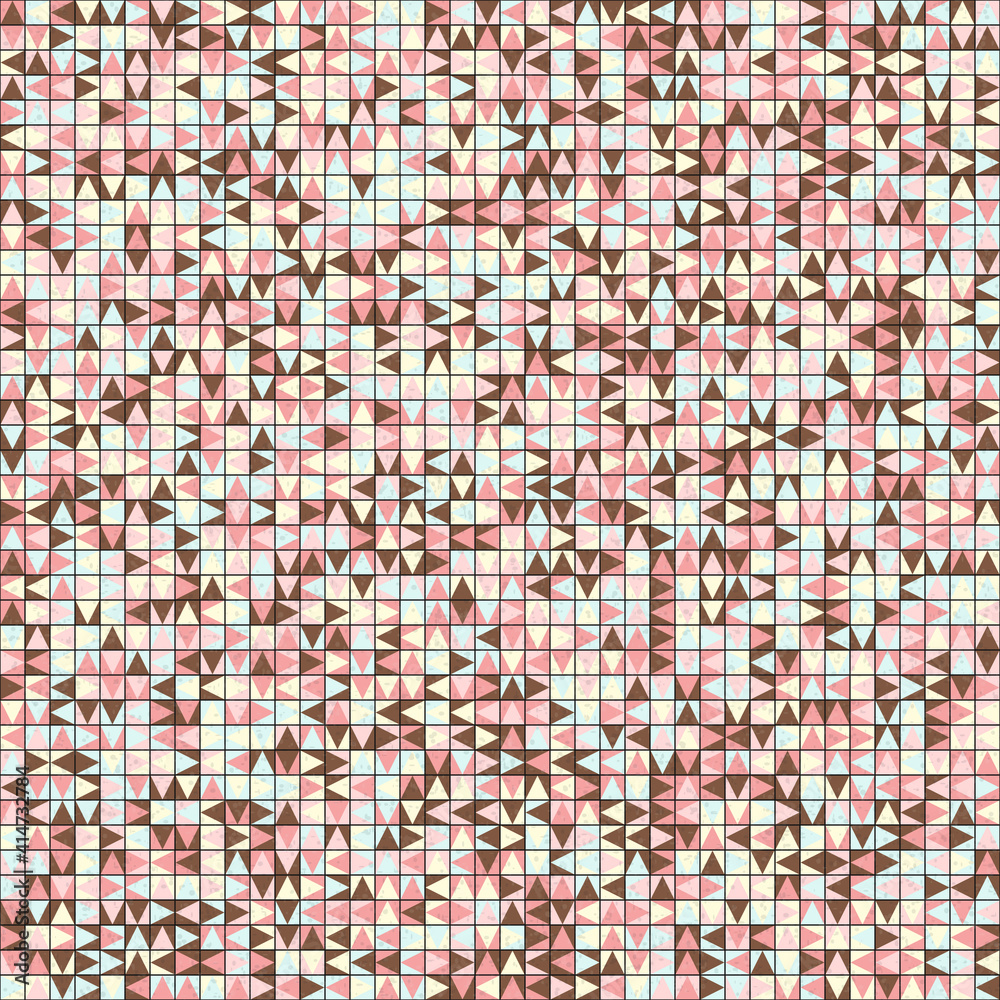 Abstract Geometric Pattern generative computational art illustration