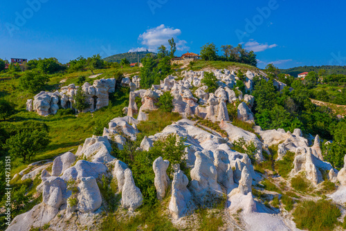 The stone wedding in Eastern Rhodopes mountains in Bulgaria photo