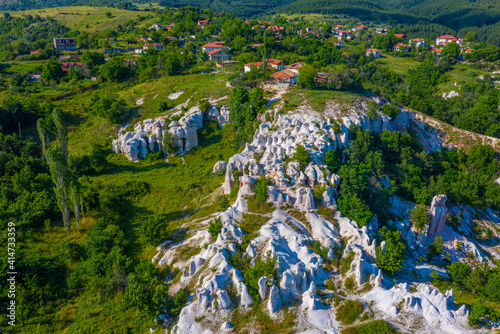 The stone wedding in Eastern Rhodopes mountains in Bulgaria photo