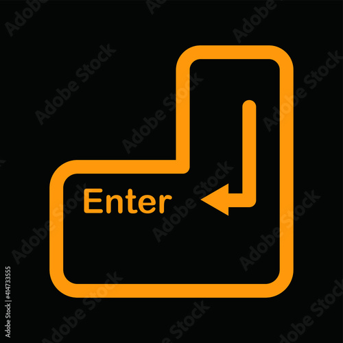 Simple Enter Key Icon