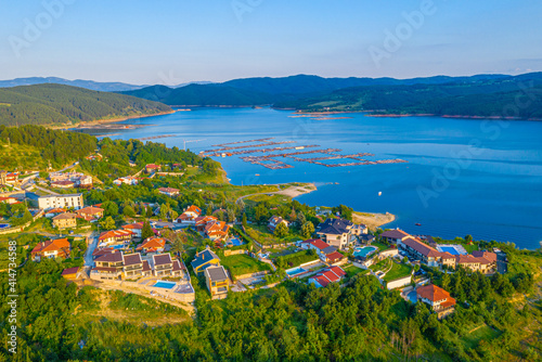 Glavatartsi village at Kardzhali dam in Bulgaria photo