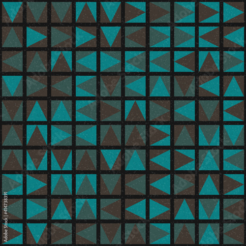 Abstract Geometric Pattern generative computational art illustration