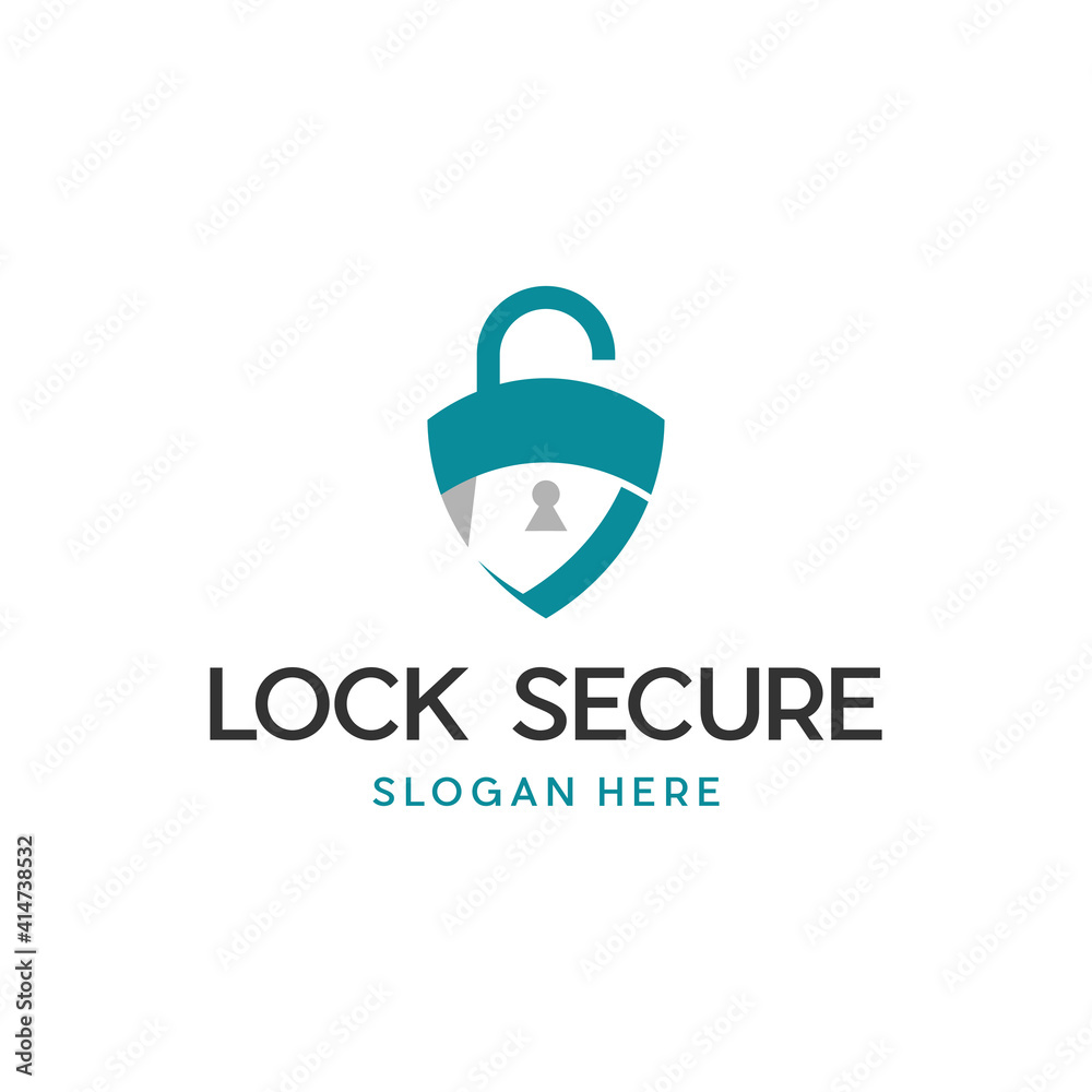 Lock Security Creative Logo Design