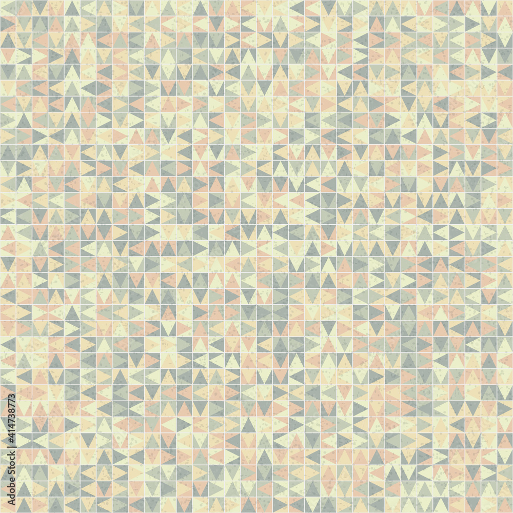 Fototapeta premium Abstract Geometric Pattern generative computational art illustration