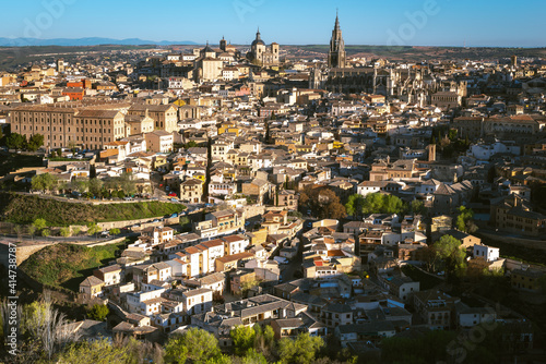 Panoramic view of Toledo, Spain