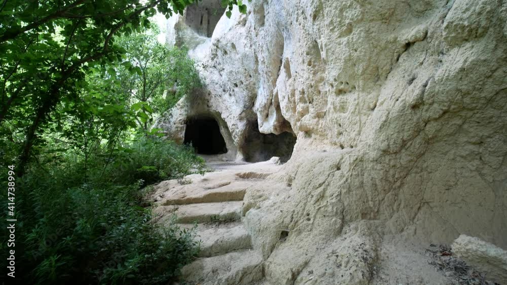 Gravina of Madonna della Scala. The gravina is a typical canyon of