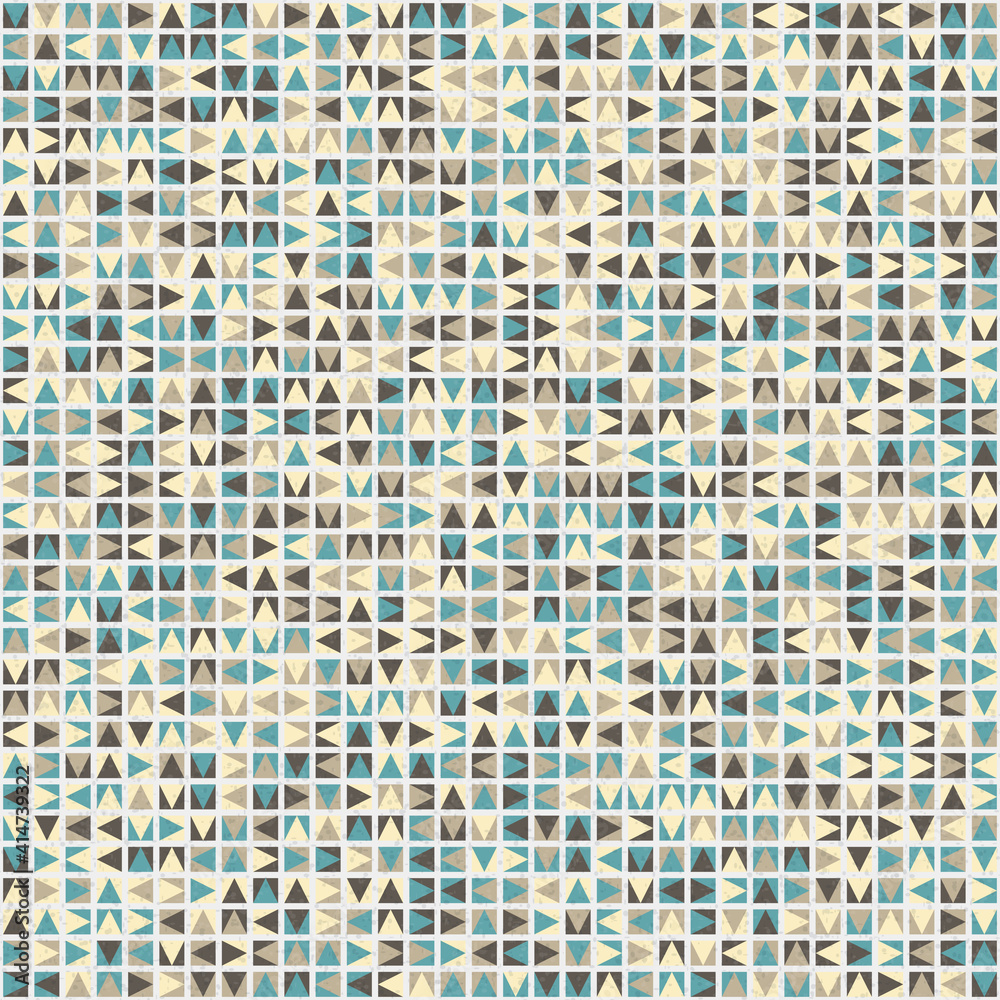 Fototapeta premium Abstract Geometric Pattern generative computational art illustration