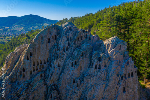 Thracian cult complex Orlovi Skali in Bulgaria photo